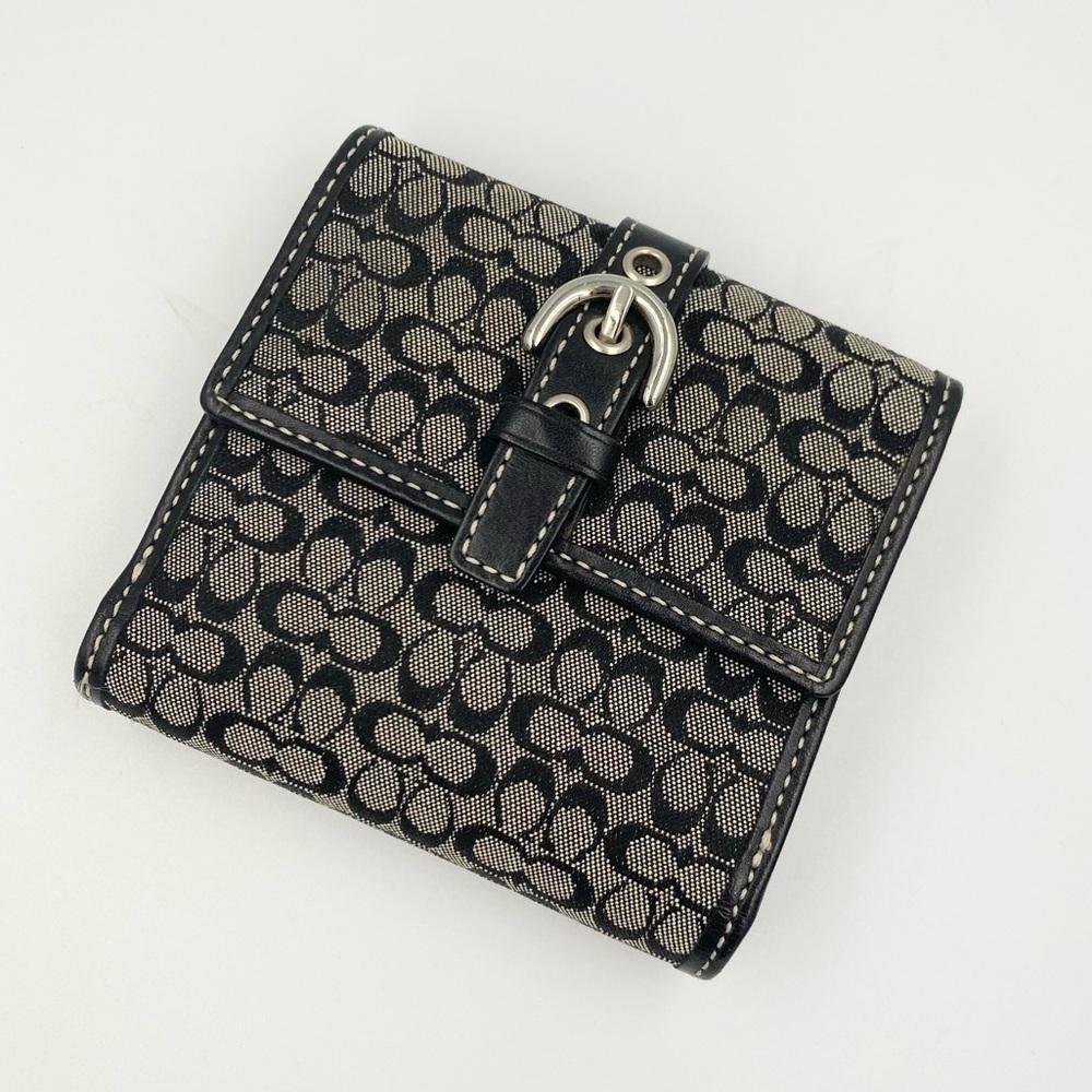 Coach Black Emblem Wallet